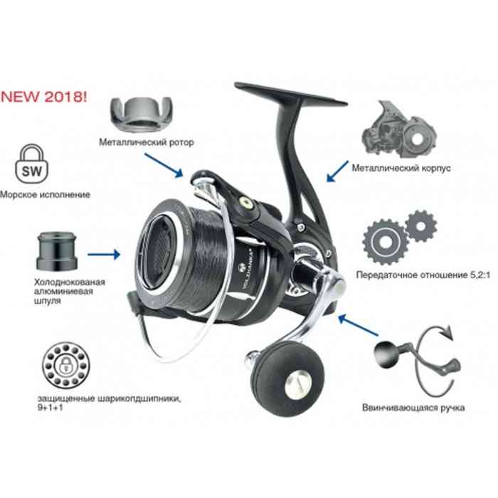 Катушка Volzhanka Pro Sport 5004 (10+1 подш) 0,310мм/310м