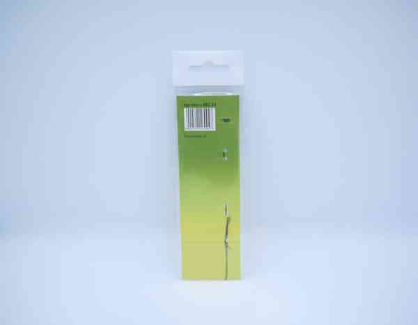 Волосяной карповый поводок «Спорт» с кольцом 16см, 25lb (12кг), кр.Hayabusa P-1 № 4 (бойл 14,16мм) (2шт)