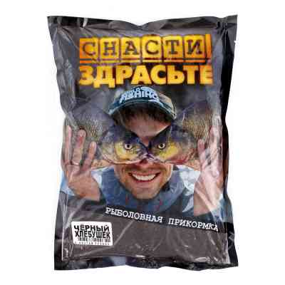 Прикормка «СНАСТИ ЗДРАСЬТЕ!» Чёрный хлебушек