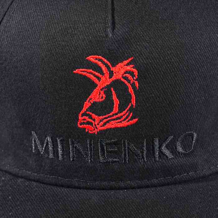 Кепка MINENKO Black red new