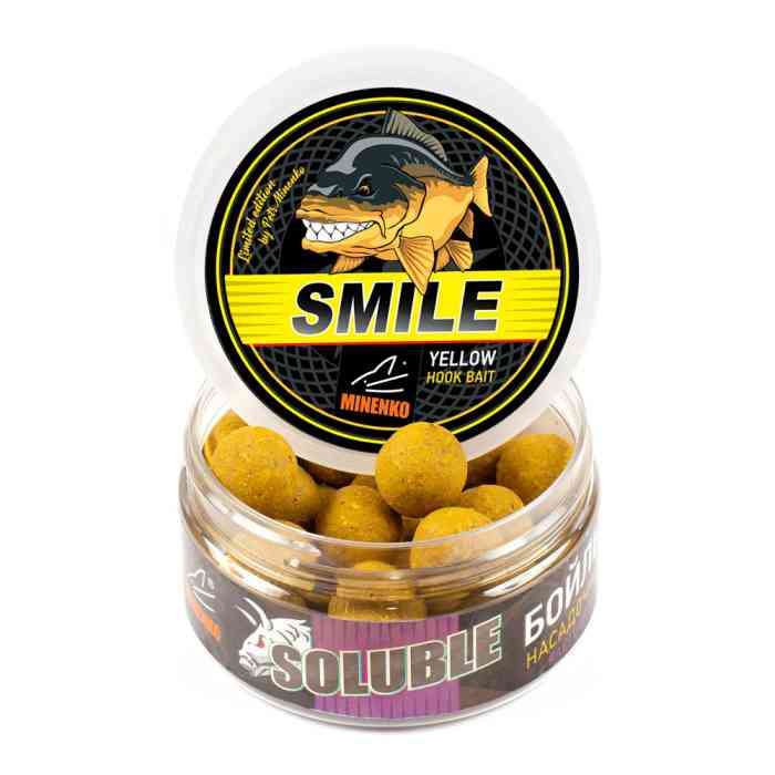 Купить Купить Насадочные бойлы MINENKO TIGER NUT (SMILE) 20мм (пылящие)