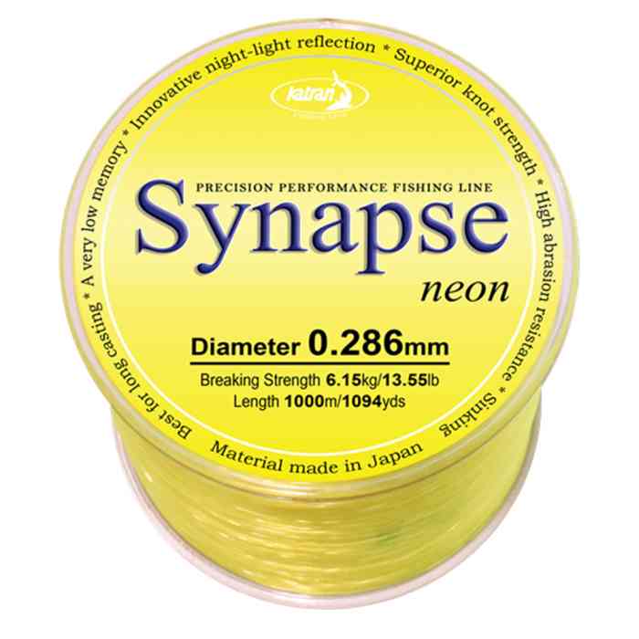 Купить Купить Леска Katran Synapse Neon 0.286 мм (жёлтая)