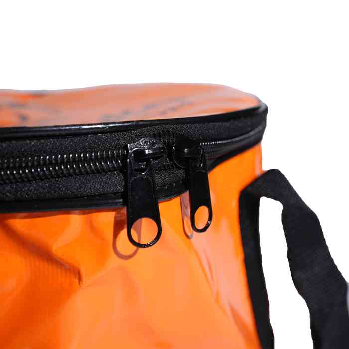 Ведро для прикормки мягкое с крышкой MINENKO D40 (бубен)