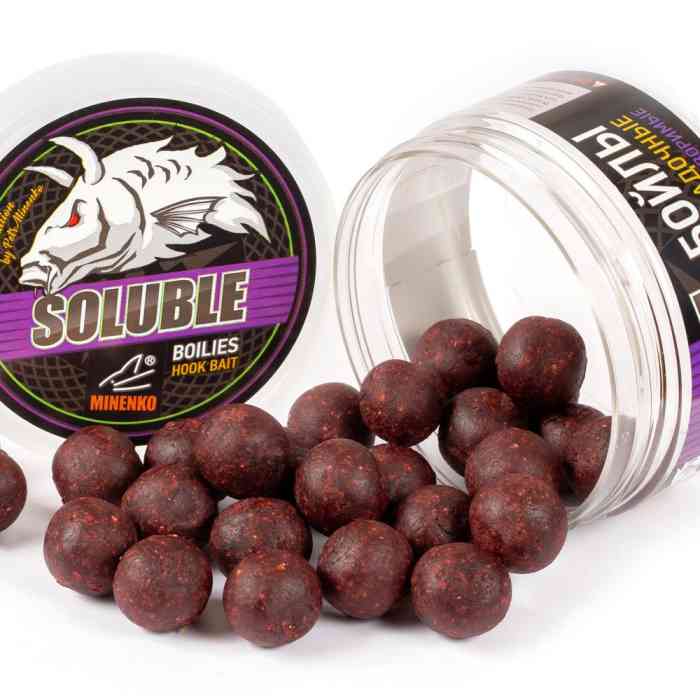 Насадочные бойлы MINENKO STRAWBERRY 24мм (пылящие)
