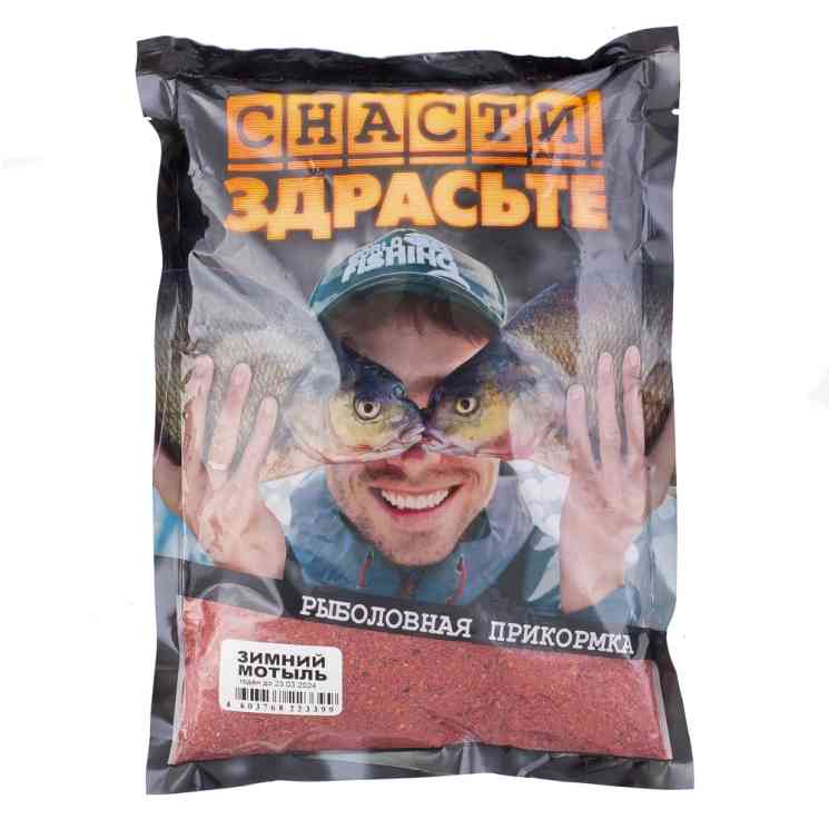 Купить Прикормка зимняя «СНАСТИ ЗДРАСЬТЕ!» Мотыль