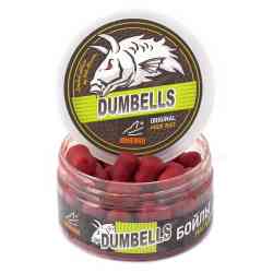 Насадочные DUMBELLS бойлы MINENKO STRAWBERRY 14x20мм (в дипе)