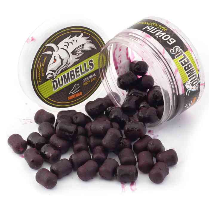 Насадочные DUMBELLS бойлы MINENKO SQUID & OCTOPUS 14x20мм (в дипе)